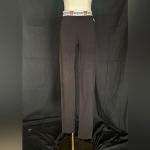 Moschino Black Straight Leg Women's Pants